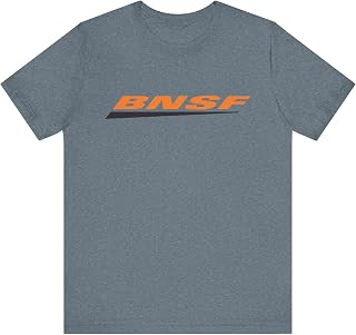 BNSF Logo T-Shirt in Heather Slate