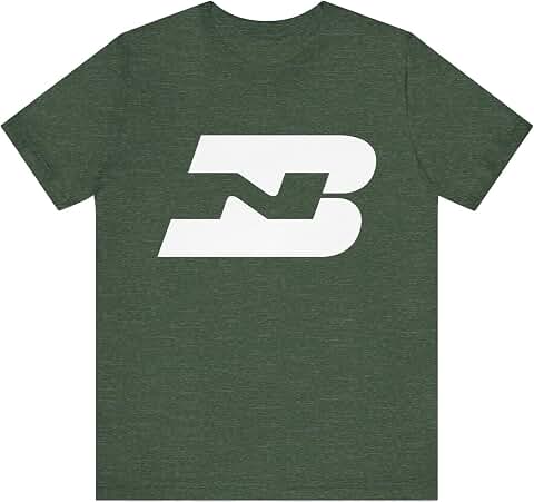 Burlington Northern Logo T-shirt in Heather Forest