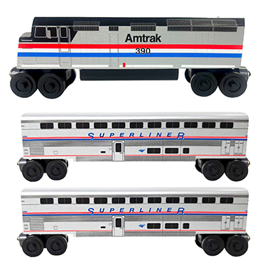 Amtrak F40PH Superliner Train Set – Empire Builder